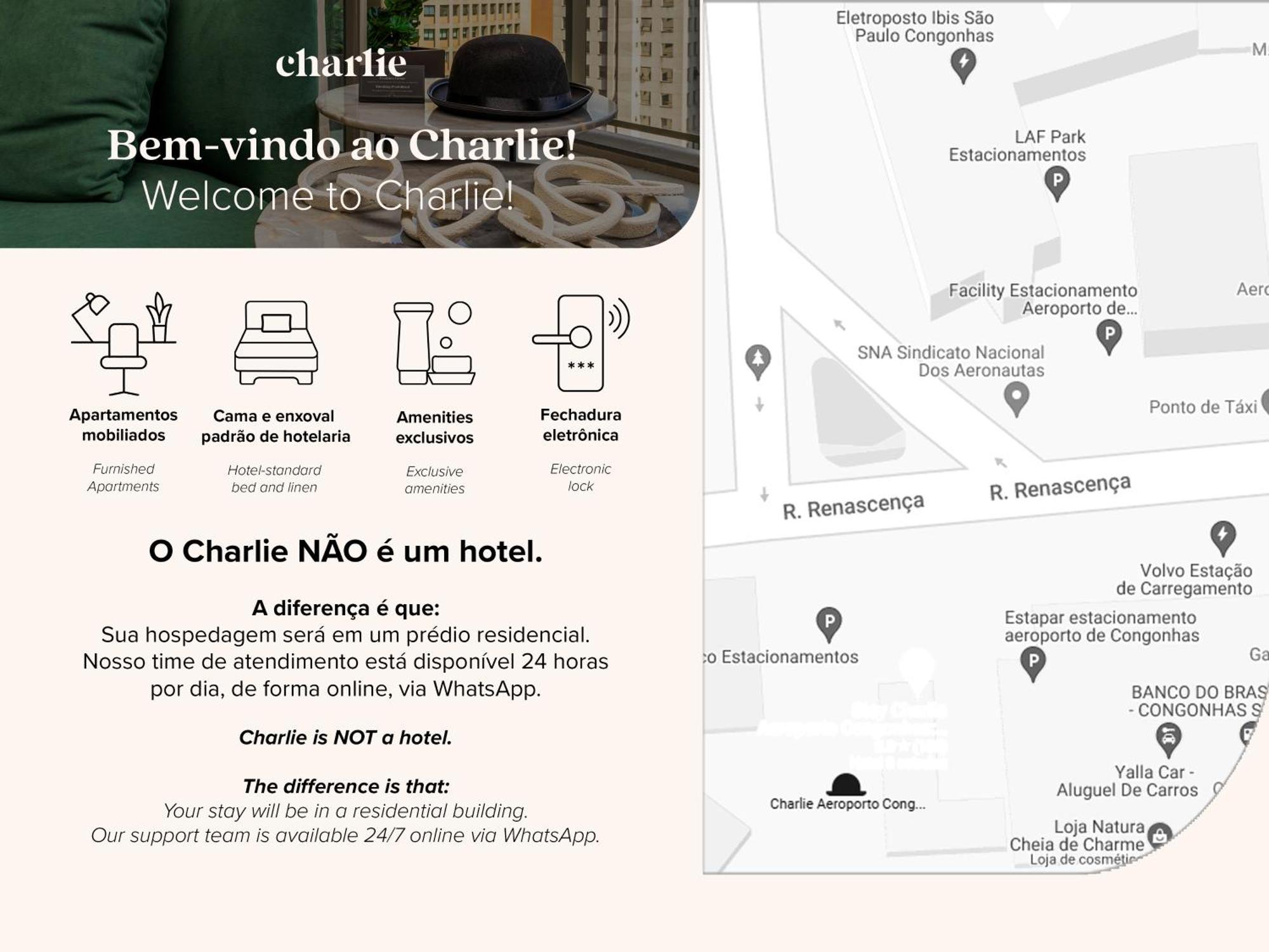 Charlie Aeroporto Congonhas Cgh Apartment Sao Paulo Exterior photo